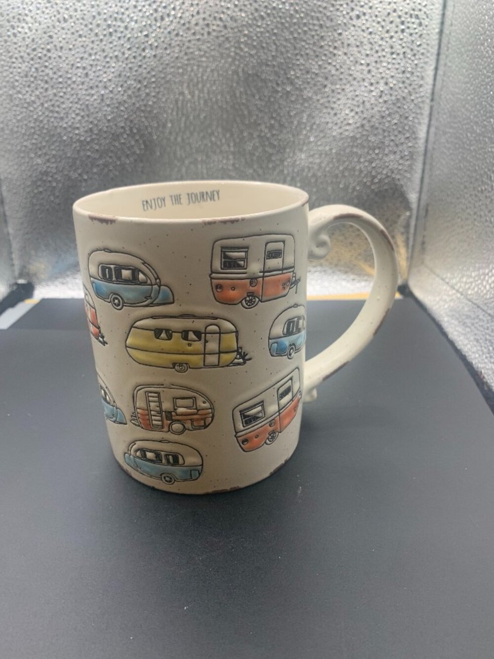 Spectrum Designz Camper Repeat Retro Camping Stoneware Mug